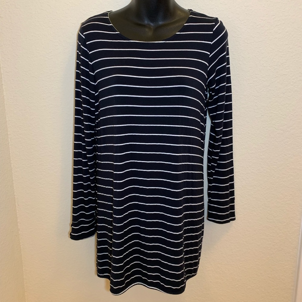 Green Envelope Striped Tunic